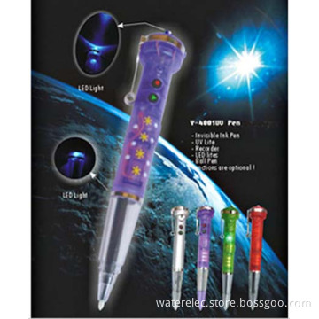 UV light pen with voice recording function